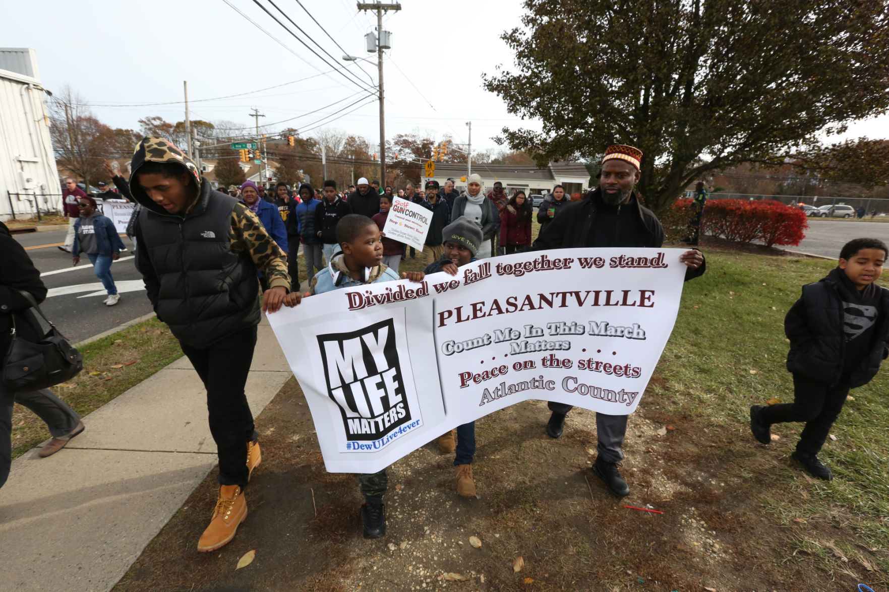 Pleasantville peace march
